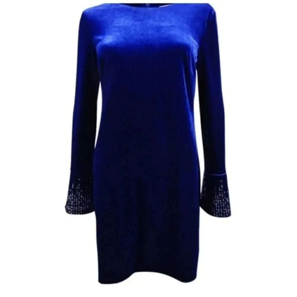 Calvin Klein Velvet Dress - Picture 14 of 16